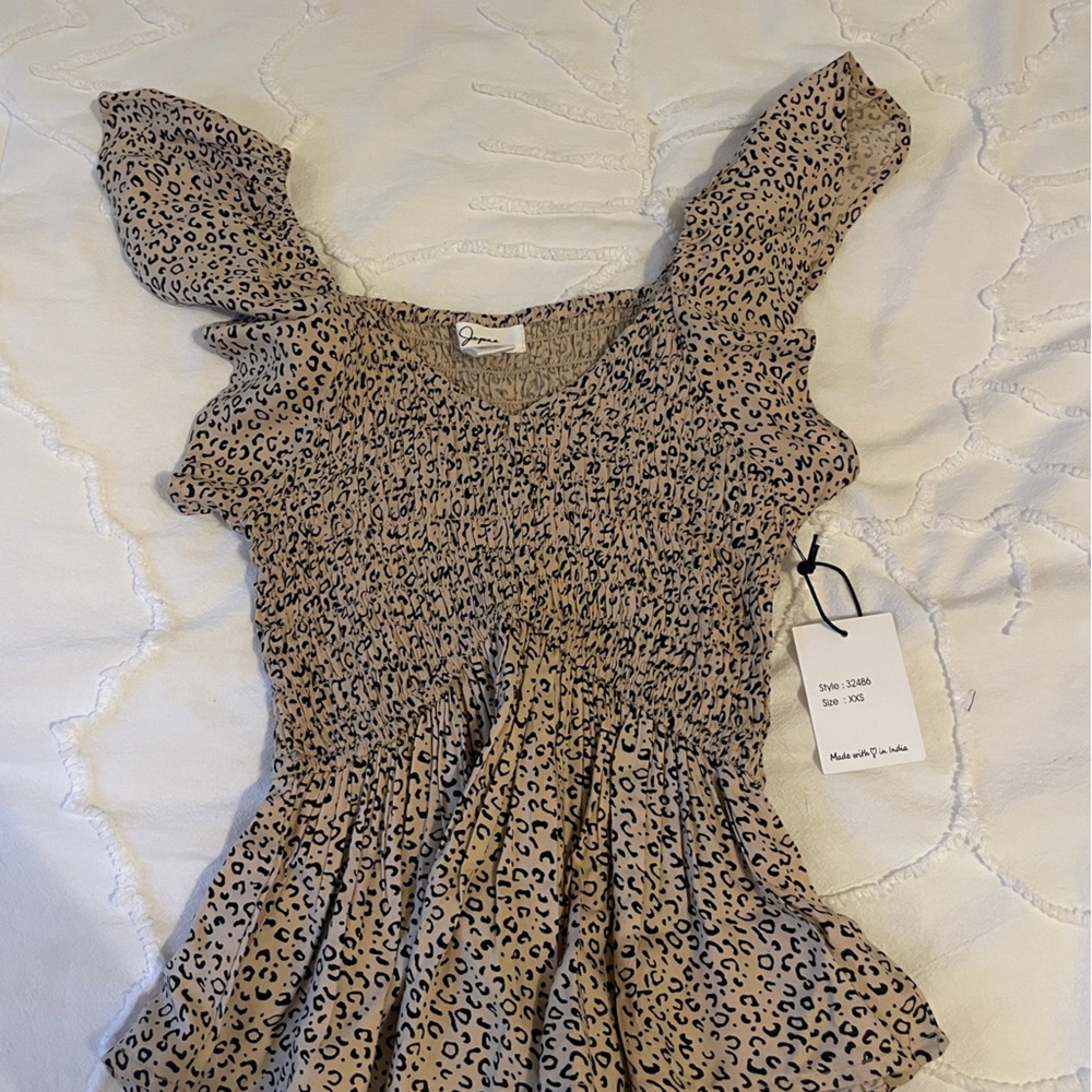 Cheetah print top